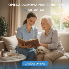 Oferujemy całodobową opiekę seniora z zamieszkaniem