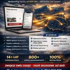 Jedno ogłoszenie. Setki portali. Więcej klientów